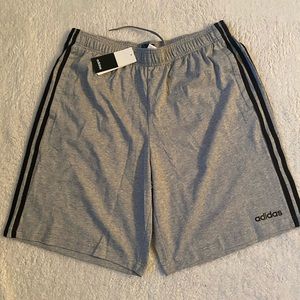 NWT Authentic Adidas 3 Stripe Gym Shorts